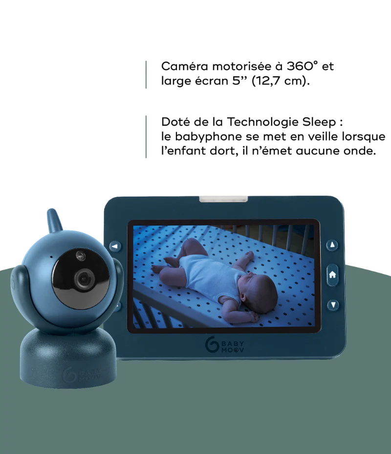 Babyphone Caméra rotatif YOO-Master(+) 5" Imparfait - Image 3