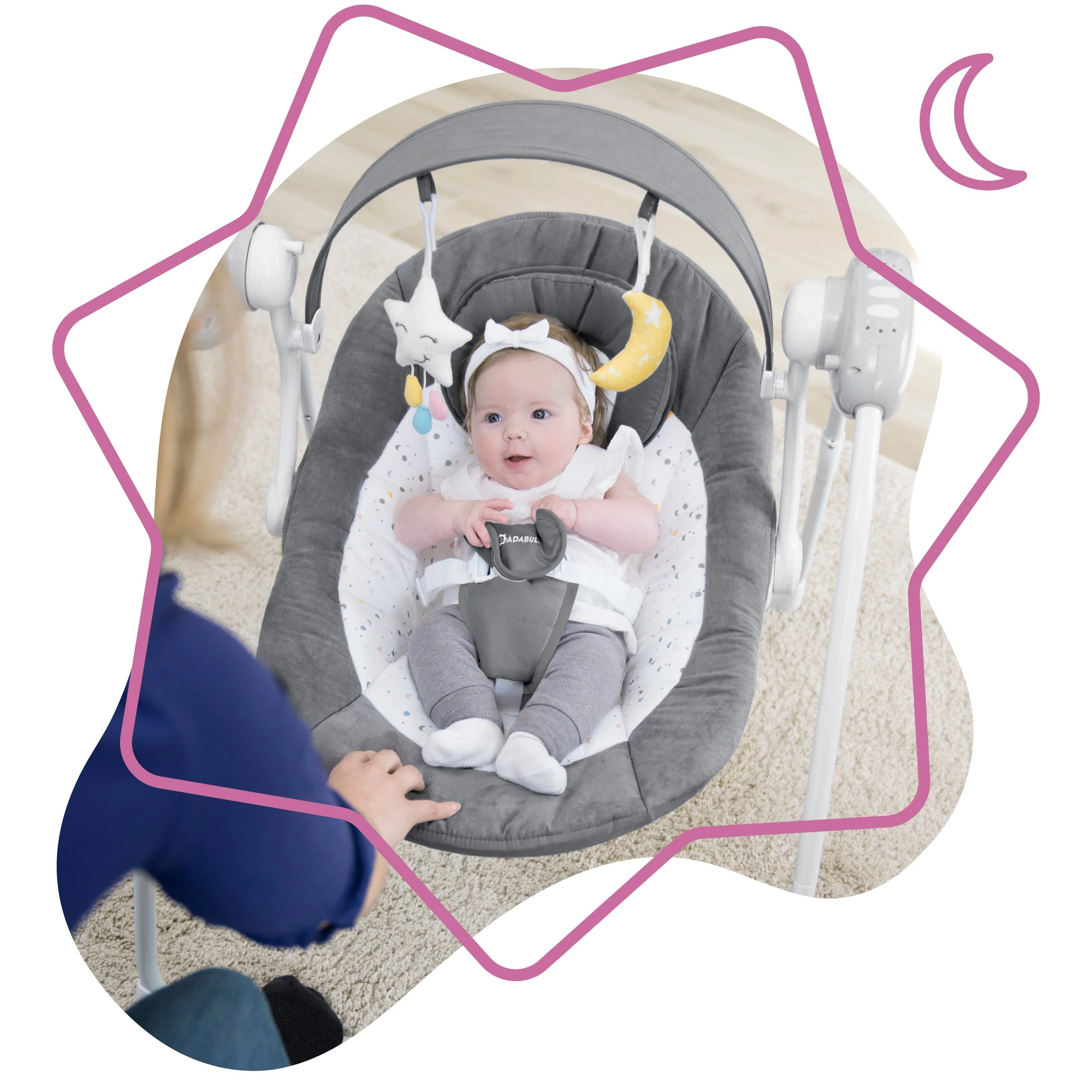 Balancelle bébé multifonctions pliable - Image 2
