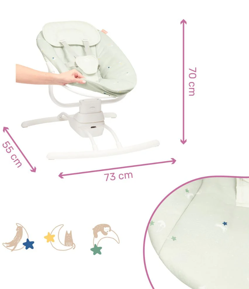 Balancelle bébé motorisée Pastel - Image 6
